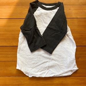 Adidas red and black 3/4 sleeve shirt 2 pack